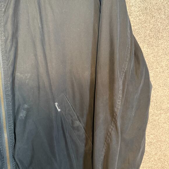 Faconnable Albert Goldberg Bomber Jacket Mens Large Blue Vintage Wool Ribbing - Picture 9 of 10